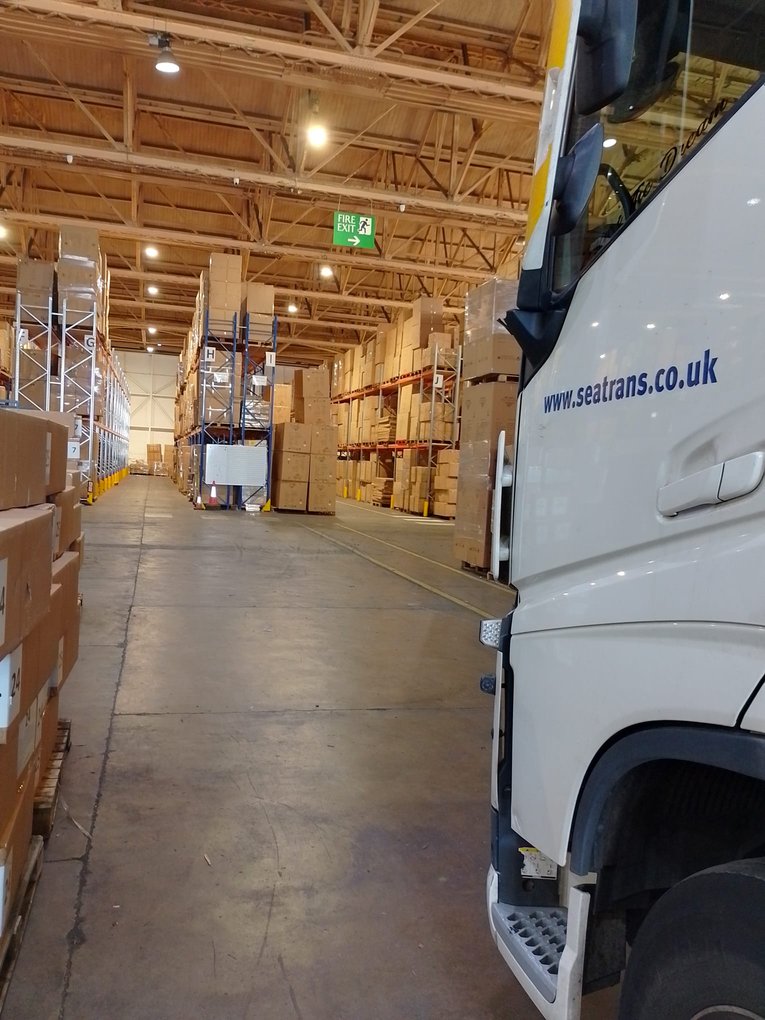 SEA Transport secure warehouse storage