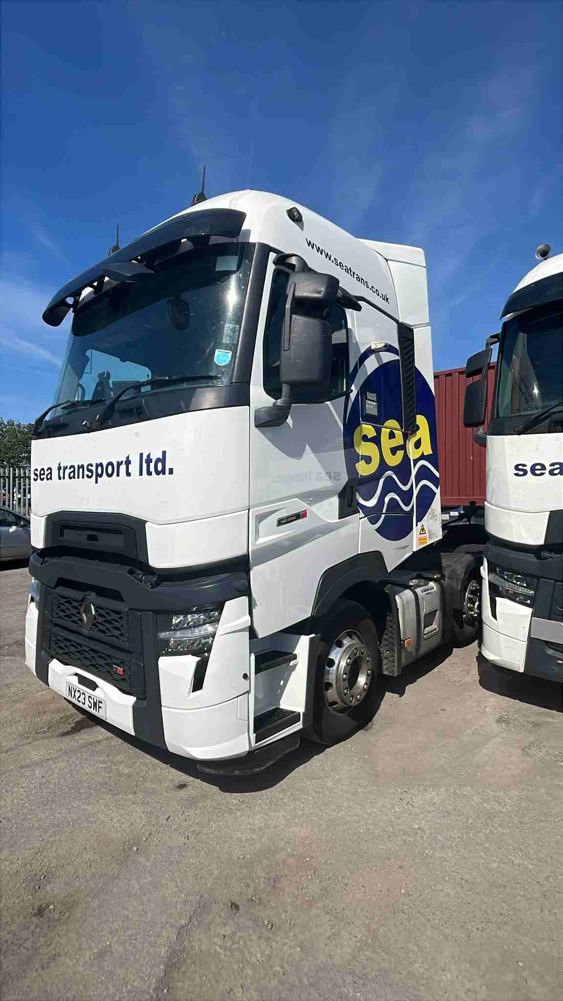 SEA Transport tractor unit in the yard